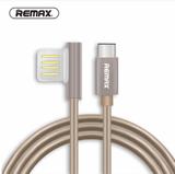 Cabo Tipo C Ultra Rápido 2.1A Metal 100cm Remax Super Resistente