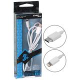 Cabo USB Tipo C + Lightning para iPhone, iPad e iPod - 1 Metro - ChipSCE - 018-7484 - Chip sce