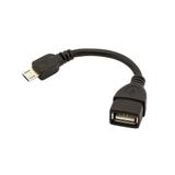 Cabo V8 x USB OTG Femea - Exbom