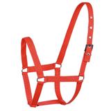 Cabresto para Cavalo em Nylon Vermelho com Cabo - Bronc-Steel 18521
