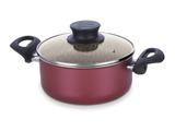 Cacarola 20cm 3 0l paris vermelho aluminio com revestimento antiaderente tramontina