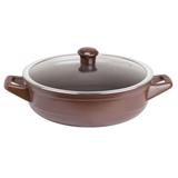 Caçarola 28Cm De Cerâmica Buffet 2.5L Chocolate Ceraflame