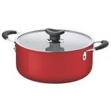Caçarola Alumínio Revestimento Interno Cerâmico 3,8L Provence Tramontina Vermelho
