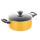 Caçarola Antiaderente Ultra forte Amarela 2,4 Litros - Carola