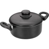 Caçarola Black Super em alumínio anti aderente 26 cm Fortaleza 500226