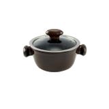Caçarola Ceraflame C17427545 Chef 16cm Cerâmica 1 Litro Chocolate