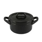 Caçarola Com Tampa 1.5 Litros Cerâmica Martelada Preta Ceraflame