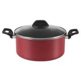 Caçarola Com Tampa 2.5 Litros Garlic Vermelho 7001359 Brinox