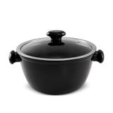 Caçarola de cerâmica ceraflame chef 24cm 3500ml - preto