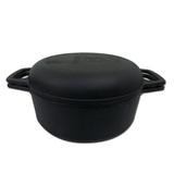 Caçarola de Ferro DUO C/Tampa Frigideira 24 cm Santana