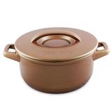 Caçarola Duo Em Cerâmica 22cm Cobre Ceraflame