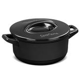 Caçarola Duo Em Cerâmica 22cm Preto Ceraflame
