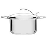Caçarola em Aço Inox Funda e Revestimento Interno Cerâmico Rotonda Ceramic Tramotina - 20 Cm / 3.5 Lt - Tramontina