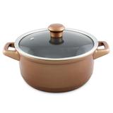 Caçarola Em Cerâmica 22Cm 3.2 Litros Cobre Ceraflame