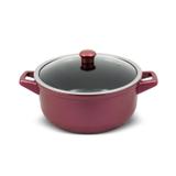 Caçarola em cerâmica 28cm 6000ml ceraflame duo rose gold