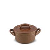 Caçarola em cerâmica martelada 14cm 900ml cobre - Ceraflame
