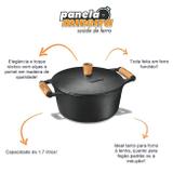 Caçarola Ferro Fundido- Panela Mineira - Fumil - panela mineira