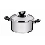 Caçarola Funda Aço Inox com Fundo Triplo 8,4L Solar Baquelite Tramontina