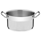 Caçarola Funda em Aço Inox com Alças Sem Tampa Professional Tramontina - 20 Cm / 3.6 Lt