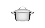 Caçarola Funda em Aço Inox Fundo Triplo Com Tampa Tramontina Allegra 16 cm 1,5 Litros 62654/161
