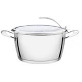 Caçarola Funda Inox Tampa de Vidro 4L Ventura Tramontina