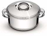 Caçarola Inox Rasa Solar 20cm 2,89 litros Fundo Triplo Tramontina