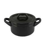 Caçarola Martelada Cerâmica 9.5 Litros 28Cm Preta Ceraflame