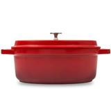 Caçarola Oval Grand Gourmet 6L Vermelha 4784/131 - Brinox - Not defined