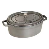 Caçarola oval staub cinza grafite