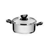Caçarola Rasa Aço Inox com Fundo Triplo 24cm Solar Baquelite - Tramontina