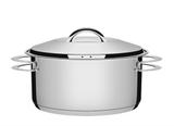 Caçarola Rasa Aço Inox com Tampa Fundo Triplo 1,4 L Solar Tramontina - TMT 690