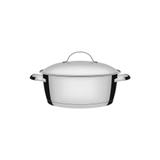 Caçarola Rasa Allegra em Aço Inox com Fundo Triplo 22 cm 3,3 L Tramontina