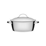 Caçarola Rasa Allegra em Aço Inox com Fundo Triplo 24 cm 4,2 L Tramontina