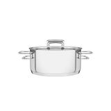 Caçarola rasa em aço inox 20cm 2,9 litros brava 62403/200 - tramontina