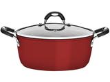 Caçarola Tramontina Antiaderente 6,5L 28cm 3mm - com Tampa Mônaco 20860/728