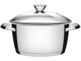 Caçarola Tramontina Inox 3,1L 20cm com Tampa - Allegra Funda