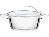 Caçarola Tramontina Inox 4,2L 24cm com Tampa - Ventura Rasa