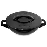 Caçarola Wok Duo+ 28Cm 3500Ml - Preto - Ceraflame