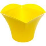 Cachepot De Plastico Grande Para Festa e Plantas Amarelo - Dubemfest