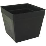 Cachepot De Plastico Quadrado 1000ml - Preto - Dubemfest