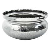 Cachepot Metal Prata - City imports