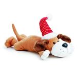Cachorro com som e movimento Funciona com 4 pilhas AA: 1519752 Alt. 17,00 x Larg. 15,00 x Compr. 45,00 PT C/1 UN - Cor: vermelha - Cromus