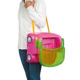 Cadeira Alimentação Bebê Menina Tema Girafa Portátil + Brinde - Magic toys