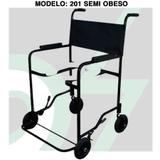 Cadeira Banho Semi-Obeso Preto 201 Cds