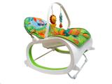 Cadeira Bebê Descanso Musical Vibratória 18 Kg Safari Verde - Color baby