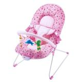 Cadeira Bebê Descanso Vibratória Musical até 9kg BW045RS - Rosa - Importway