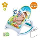 Cadeira Bebê Descanso Vibratória Musical Balanço Até 18kg Zoop Toys