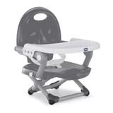 Cadeira De Alimentação Assento Elevatório Chicco Pocket Dark Gray