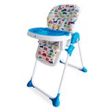 Cadeira de alimentacao dican baby meal azul