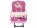 Cadeira de Alimentação Dican Disney Princesas - 3 Níveis de Altura Regulável p/Crianças até 15kg
